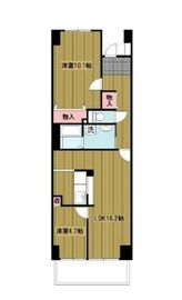 ルリエ横浜長者町 8階 間取り図