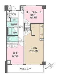 グランドメゾン中目黒THE CLASS 4階 間取り図
