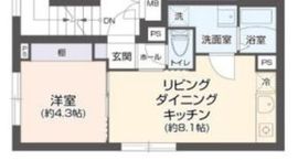 SUNBRIGHT ASAKUSA (サンブライト浅草) 301 間取り図