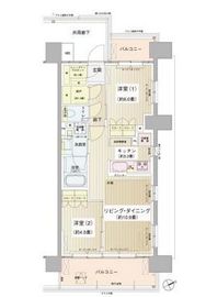 パークホームズ清澄白河 4階 間取り図