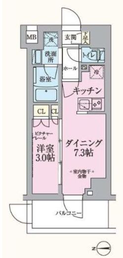 ARKMARK板橋大山 (アークマーク板橋大山) 101 間取り図