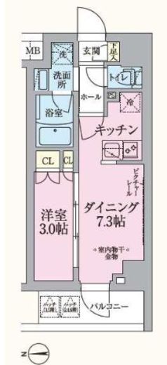 ARKMARK板橋大山 (アークマーク板橋大山) 202 間取り図