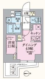 ARKMARK板橋大山 (アークマーク板橋大山) 304 間取り図
