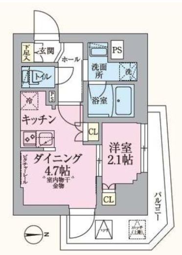 ARKMARK板橋大山 (アークマーク板橋大山) 305 間取り図
