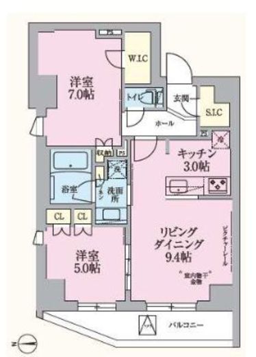 ARKMARK板橋大山 (アークマーク板橋大山) 701 間取り図