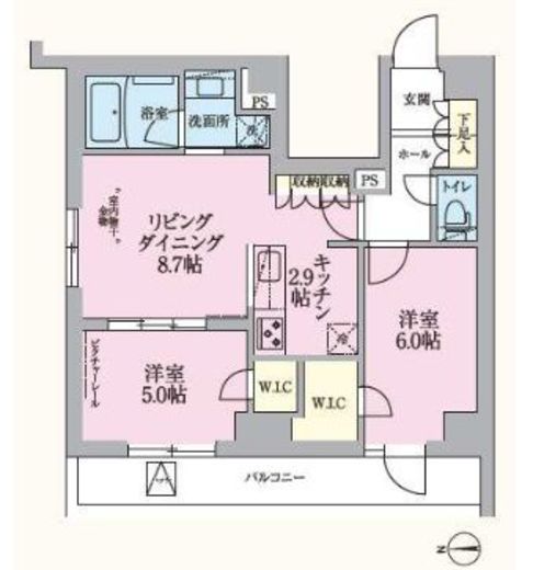 ARKMARK板橋大山 (アークマーク板橋大山) 801 間取り図