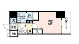 プレール・ドゥーク北品川 13階 間取り図