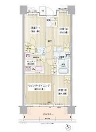 パークホームズ清澄白河 1階 間取り図