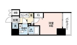 プレール・ドゥーク北品川 6階 間取り図