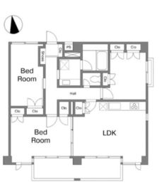 il azabu (イル麻布) 201 間取り図