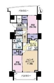 シティハウス恵比寿伊達坂 5階 間取り図