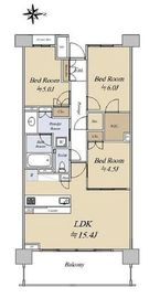 パークホームズ品川ザ レジデンス 6階 間取り図