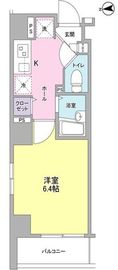 AYロッソ浅草橋 402 間取り図