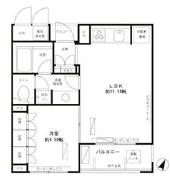 エル・セレーノ西早稲田 403 間取り図