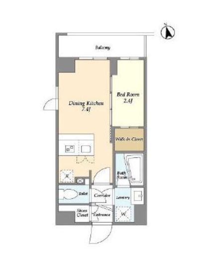 La Douceur志茂 (ラドゥセール志茂) 105 間取り図