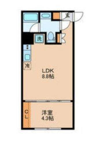 EDIT品川戸越 101 間取り図