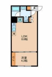 EDIT品川戸越 101 間取り図