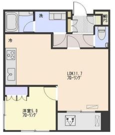 グローリオ三鷹 5階 間取り図