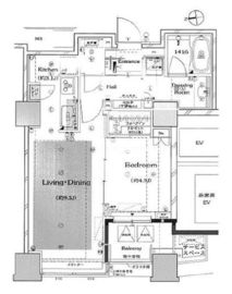 新宿山吹アインスタワー 11階 間取り図