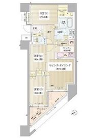 パークホームズ清澄白河 3階 間取り図