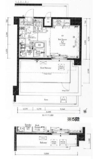 コンシェリア大塚ヒルサイドスクエア 7階 間取り図