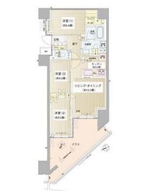 パークホームズ清澄白河 1階 間取り図