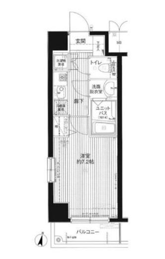 メインステージ赤坂 3階 間取り図