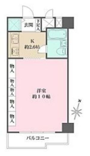 飯田橋ハイタウン 4階 間取り図