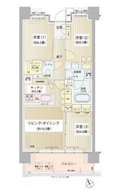 パークホームズ清澄白河 3階 間取り図
