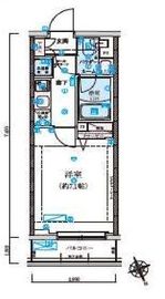 リヴシティ初台 2階 間取り図