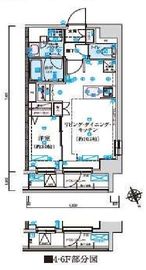 リヴシティ初台 7階 間取り図