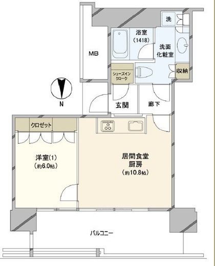 M.M.TOWERS the West (エムエムタワーズ・ザ・ウエスト) 2階 間取り図