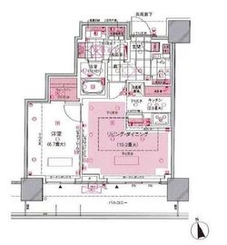 ブランズ渋谷桜丘 19階 間取り図