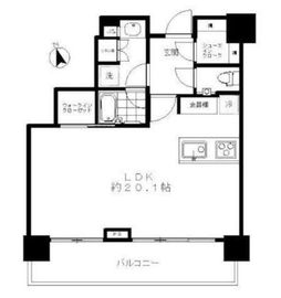 ブランズ渋谷桜丘 21階 間取り図