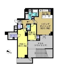 ザ・サンメゾン白金台 1階 間取り図