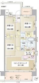 パークホームズ清澄白河 2階 間取り図