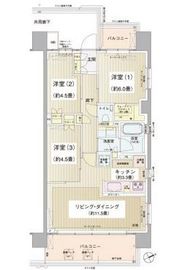 パークホームズ清澄白河 3階 間取り図