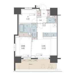 ラグゼナ用賀 407 間取り図