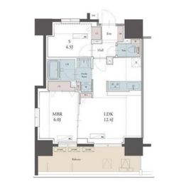 ラグゼナ用賀 507 間取り図