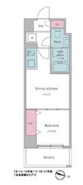 ドゥーエ二子新地 311 間取り図