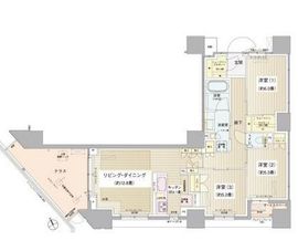 パークホームズ清澄白河 1階 間取り図