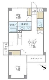 中落合ハウス 1階 間取り図