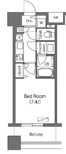 エミリブ練馬 905 間取り図
