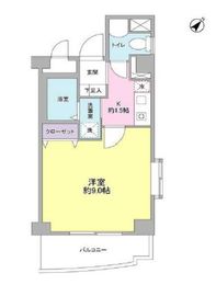 アビタシオン元住I 109 間取り図