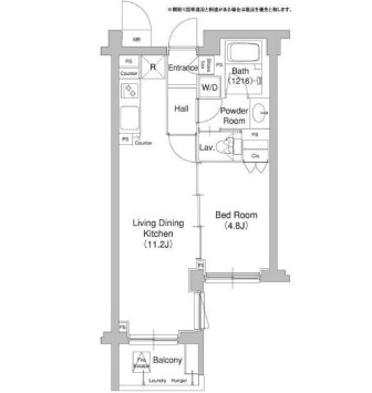 コンフォリア原宿 209 間取り図