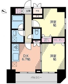 東京蒲田スクエアタワー 17階 間取り図