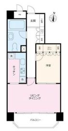 朝日目黒マンション 5階 間取り図