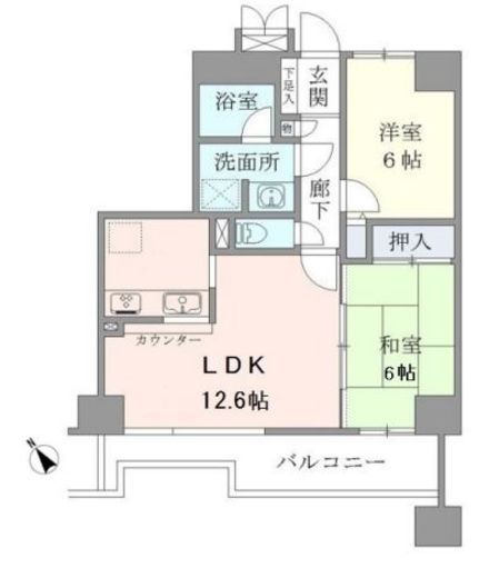 サンリヴァ隅田 702 間取り図