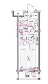 THE PREMIUM CUBE G 東中野 (ザ プレミアムキューブジー東中野) 2階 間取り図