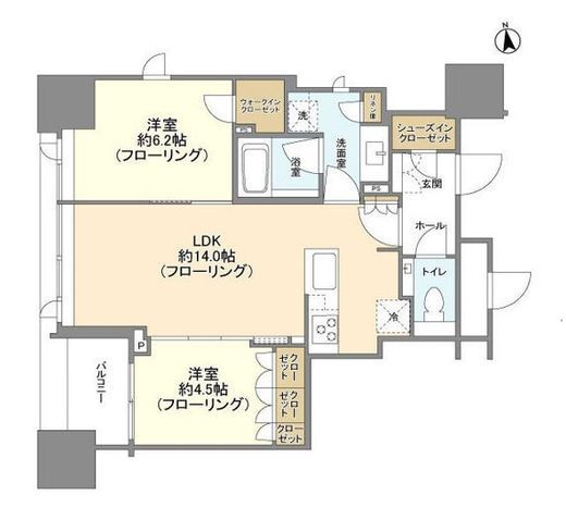 クラッシィハウス大手町ザ・スイート 3階 間取り図
